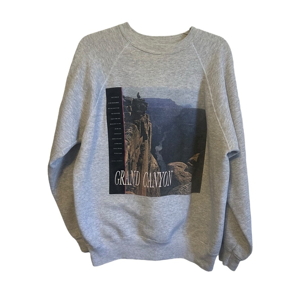 Vintage Unisex Grand Canyon Pullover Crewneck Sweater National Parks XL